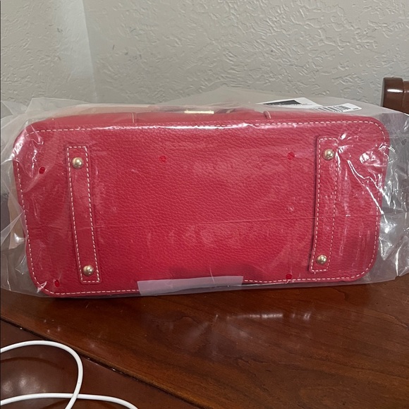 Dooney & Bourke Red Dome Satchel - Picture 7 of 8